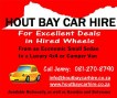 AD HOUT BAY CAR HIRE MARCH 2021